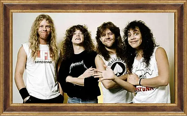 Картина в раме - Металлика. Metallica