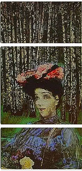 Модульная картина - Портрет Н. Врубель Михаил