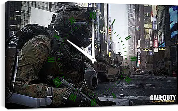 Часы картина - Call Of Duty: Advanced Warfare