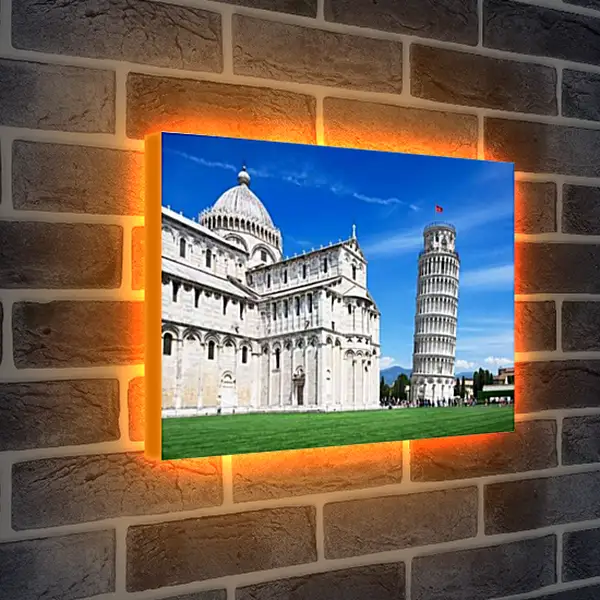 Лайтбокс световая панель - Пизанская башня 4. Италия