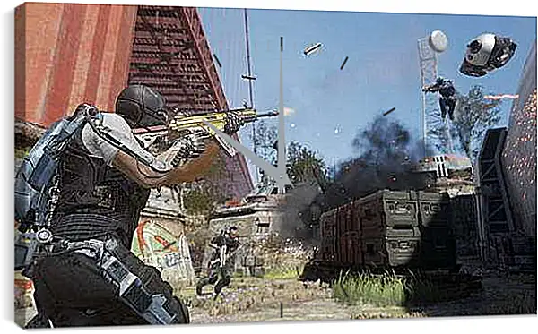 Часы картина - Call Of Duty: Advanced Warfare
