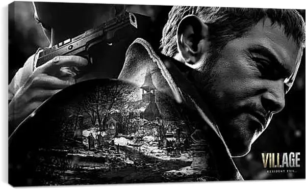 Постер на подрамнике - Resident Evil Village