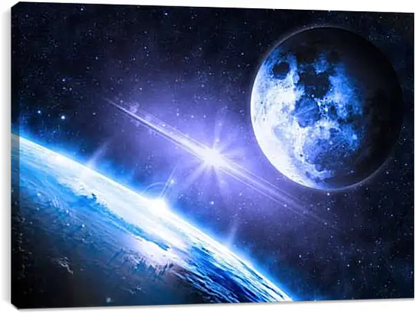 Постер на подрамнике - Космос