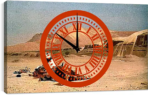 Часы картина - Rider and His Steed In The Desert. Жан-Леон Жером