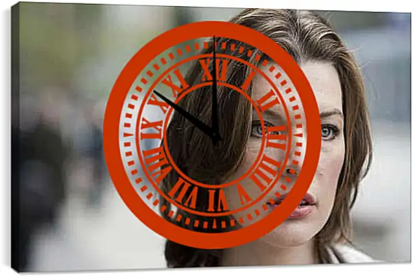 Часы картина - Милла Йовович. Milla Jovovich