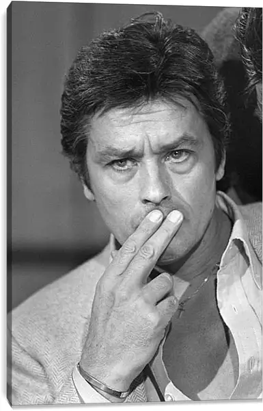 Постер на подрамнике - Ален Делон. Alain Delon