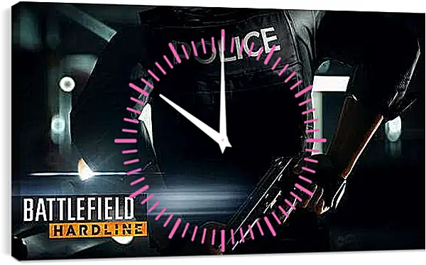 Часы картина - Battlefield: Hardline