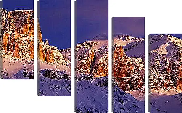 Модульная картина - Зима