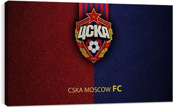 Постер на подрамнике - Эмблема ФК ЦСКА Москва