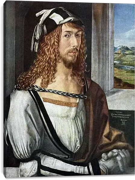 Постер на подрамнике - Selbstportraet - Автопортрет. Альбрехт Дюрер