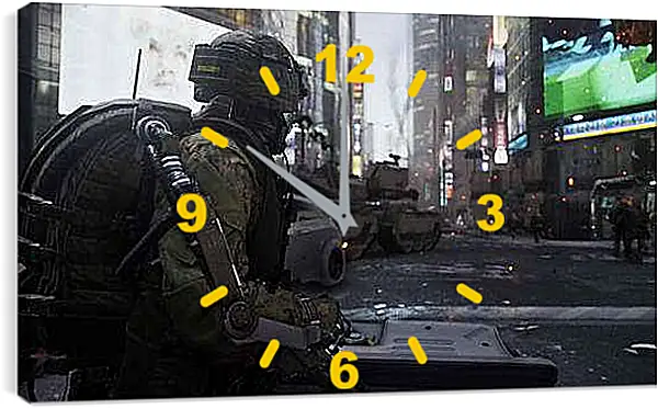 Часы картина - Call Of Duty: Advanced Warfare