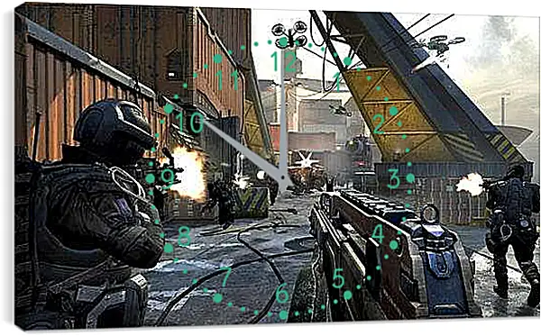 Часы картина - Call Of Duty: Black Ops II