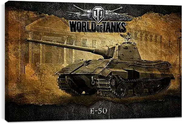 Постер на подрамнике - World Of Tanks