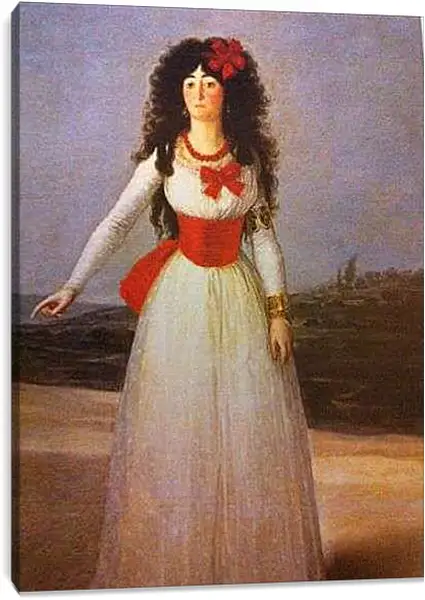 Постер на подрамнике - Alba. Франсиско Гойя