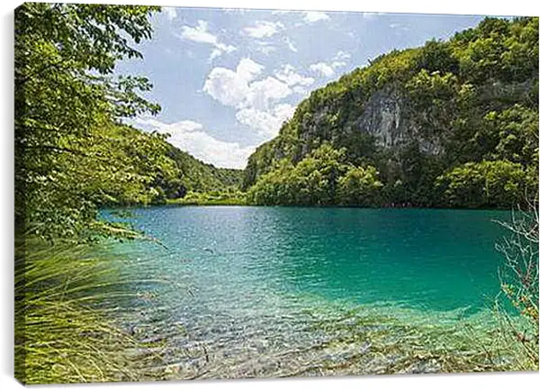 Постер на подрамнике - Плитвицкие озёра