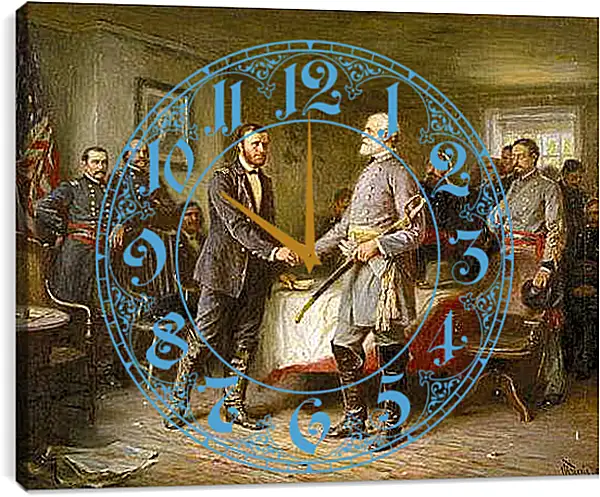 Часы картина - Let Us Have Peace. Жан-Леон Жером