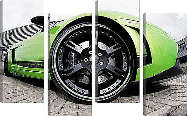 Модульная картина - Колесо