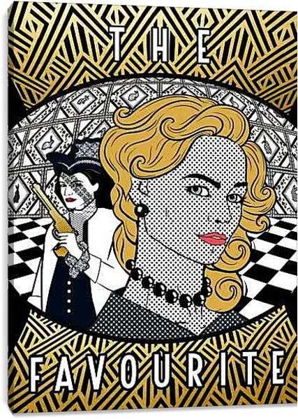 Постер на подрамнике - Фаворитка