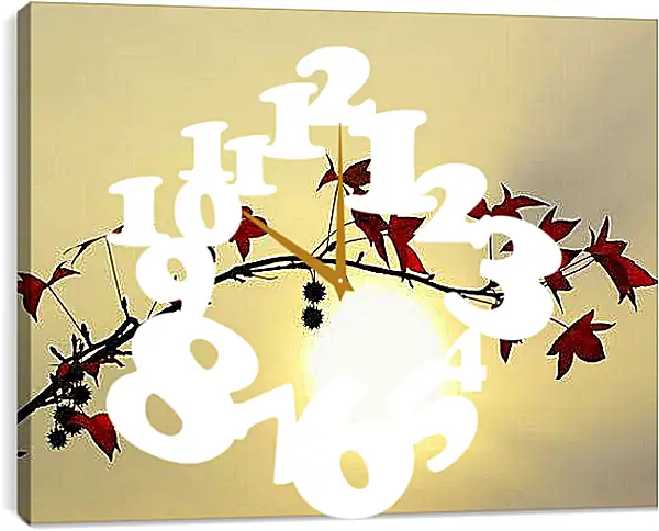 Часы картина - Осень