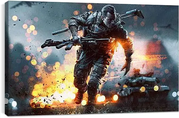 Постер на подрамнике - Battlefield 4
