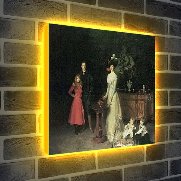 Лайтбокс световая панель - Famili Esitwell. Джон Сингер Сарджент