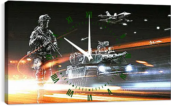 Часы картина - Battlefield 3