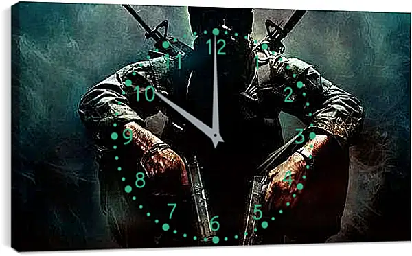 Часы картина - Call Of Duty: Black Ops