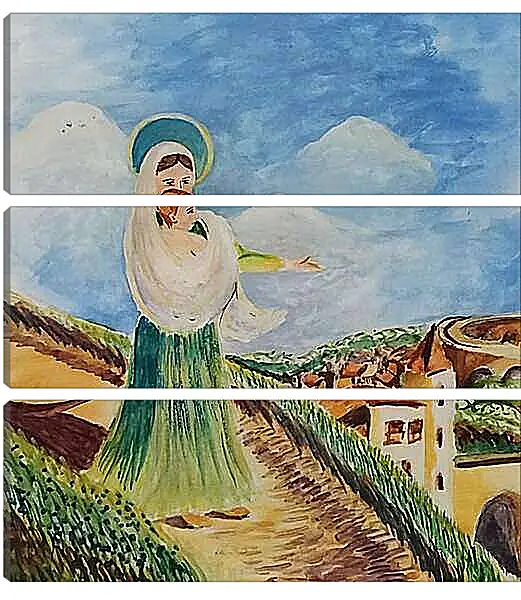 Модульная картина - Мадонна с младенцем
