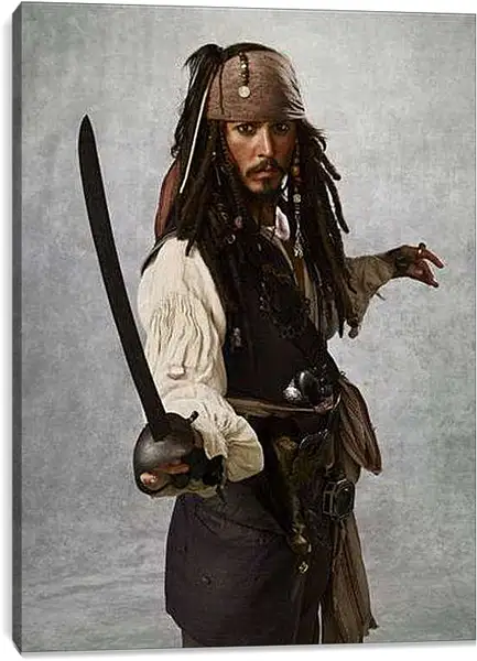 Постер на подрамнике - Johnny Depp - Джонни Депп
