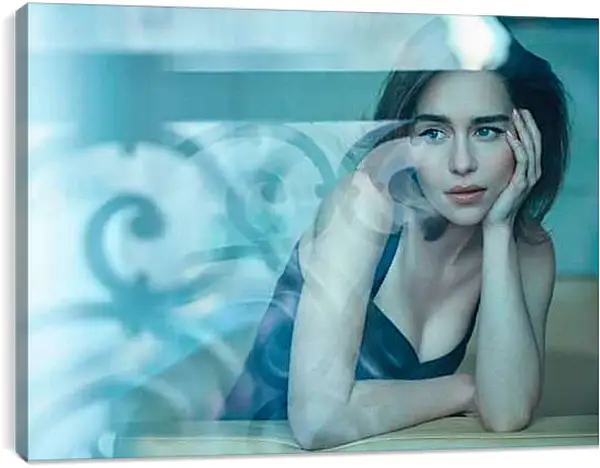 Постер на подрамнике - Эмилия Кларк. Emilia Clarke