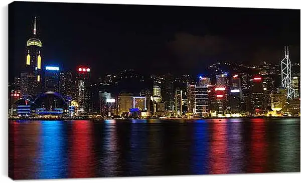 Постер на подрамнике - Огни ночного города