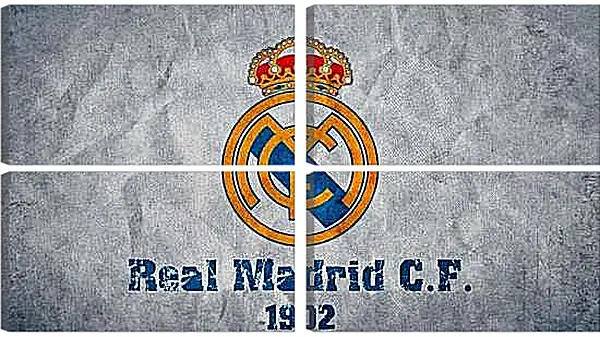 Модульная картина - Эмблема Реал Мадрид. Real Madrid.