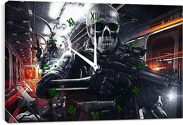Часы картина - Battlefield
