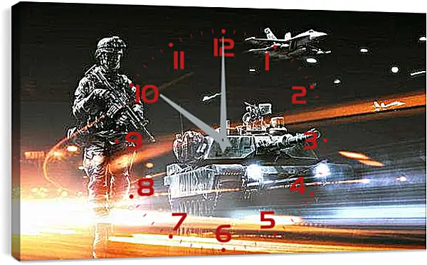 Часы картина - Battlefield 3