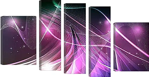 Модульная картина - Волны