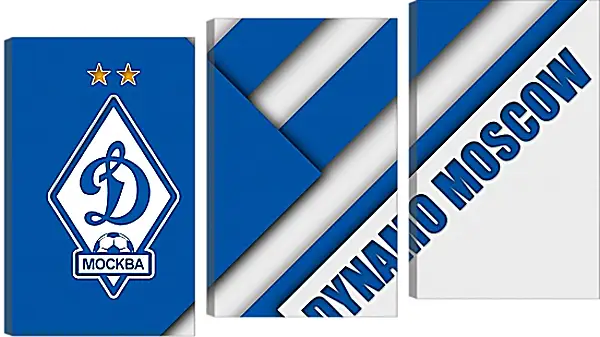 Модульная картина - Эмблема ФК Динамо Москва