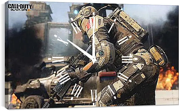Часы картина - Call Of Duty: Black Ops III
