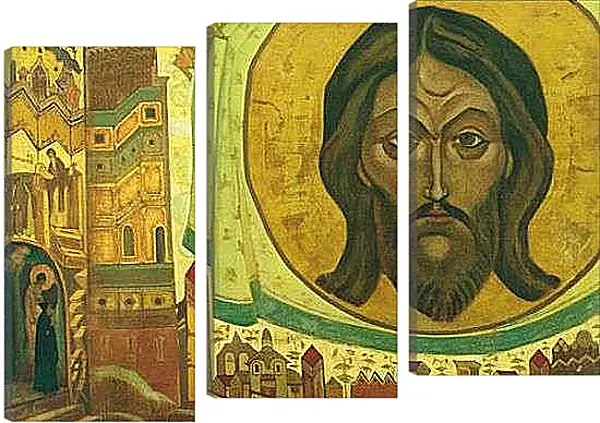 Модульная картина - Святой Сергий. Рерих Николай