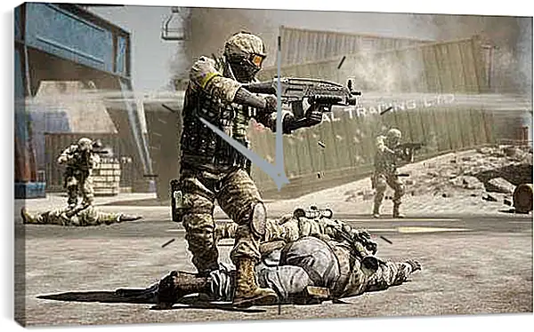 Часы картина - Battlefield: Bad Company 2