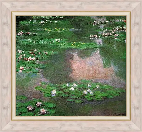 Картина в раме - The Water Lillie. Клод Моне