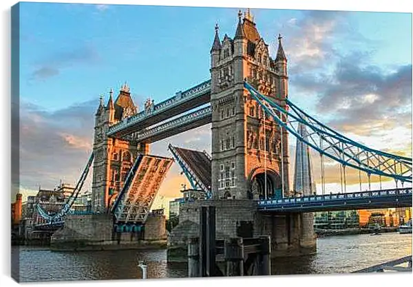 Постер на подрамнике - Разводной Тауэрский мост