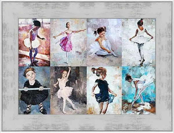 Картина в раме - Маленькие балерины