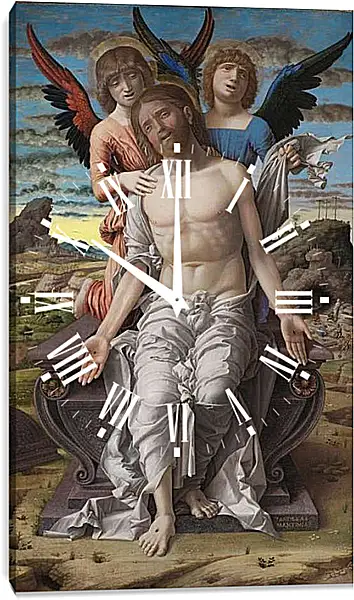 Часы картина - Христос — страдающий спаситель. Андреа Мантенья