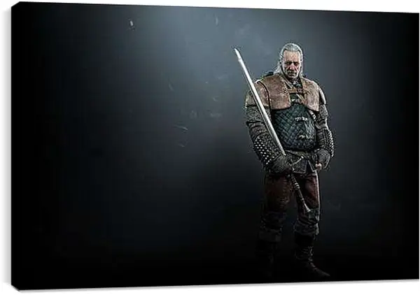 Постер на подрамнике - The Witcher 3: Wild Hunt (Ведьмак), Весемир