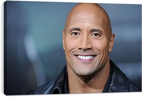 Постер на подрамнике - Dwayne Douglas Johnson. Дуэйн Джонсон (Скала)