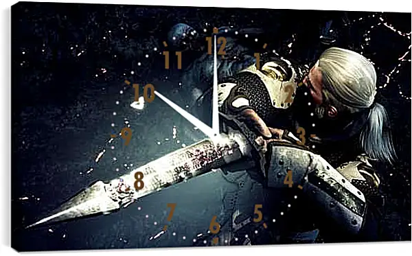 Часы картина - The Witcher (Ведьмак), Геральт в работе