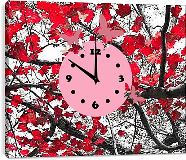 Часы картина - Осень