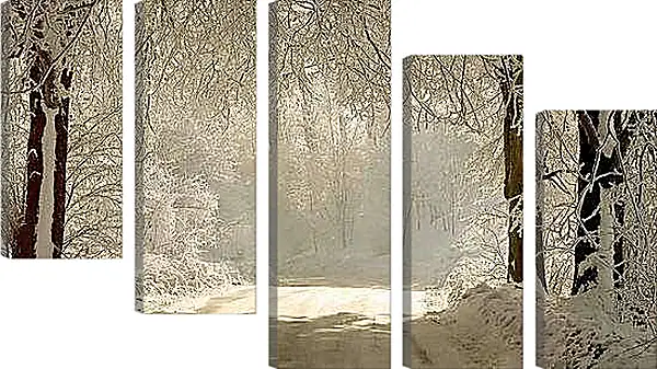 Модульная картина - Зима