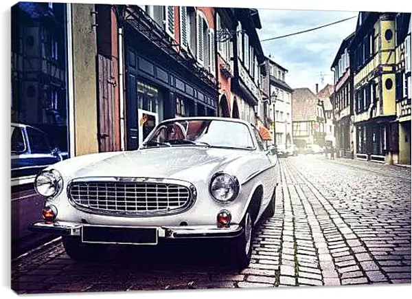 Постер на подрамнике - Авто на улице