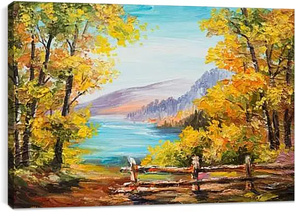 Постер на подрамнике - Осень во всей красе